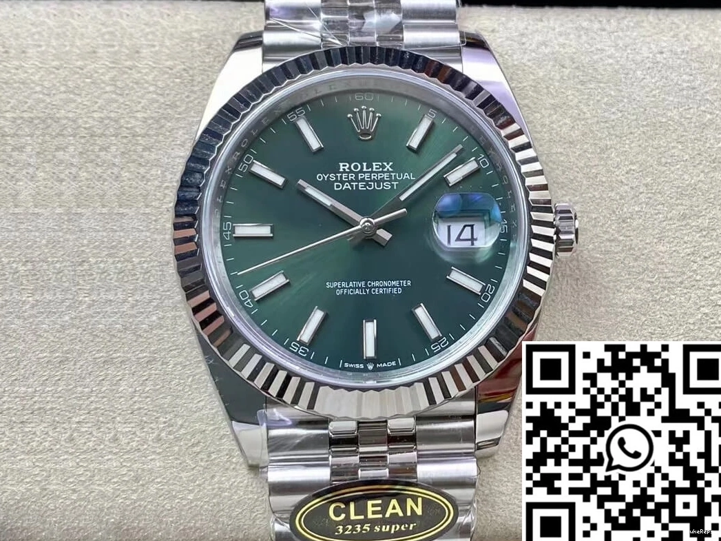 Factory Rolex Green Mint Clean M126334-0027 Datejust Dial 0727